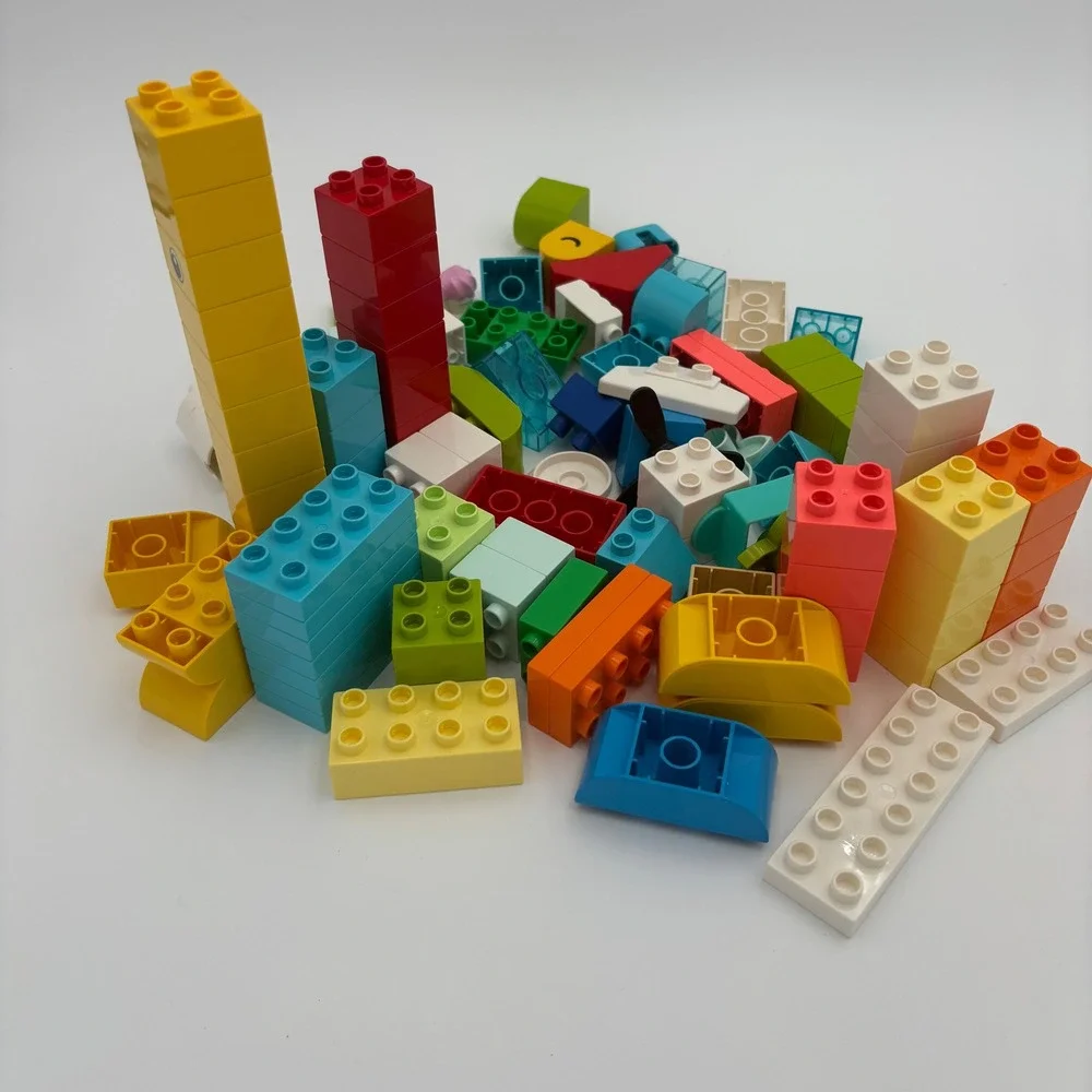 LEGO‎ Duplo Building Blocks Lot Kids Mixed Size Multi Color Excellent Assorted